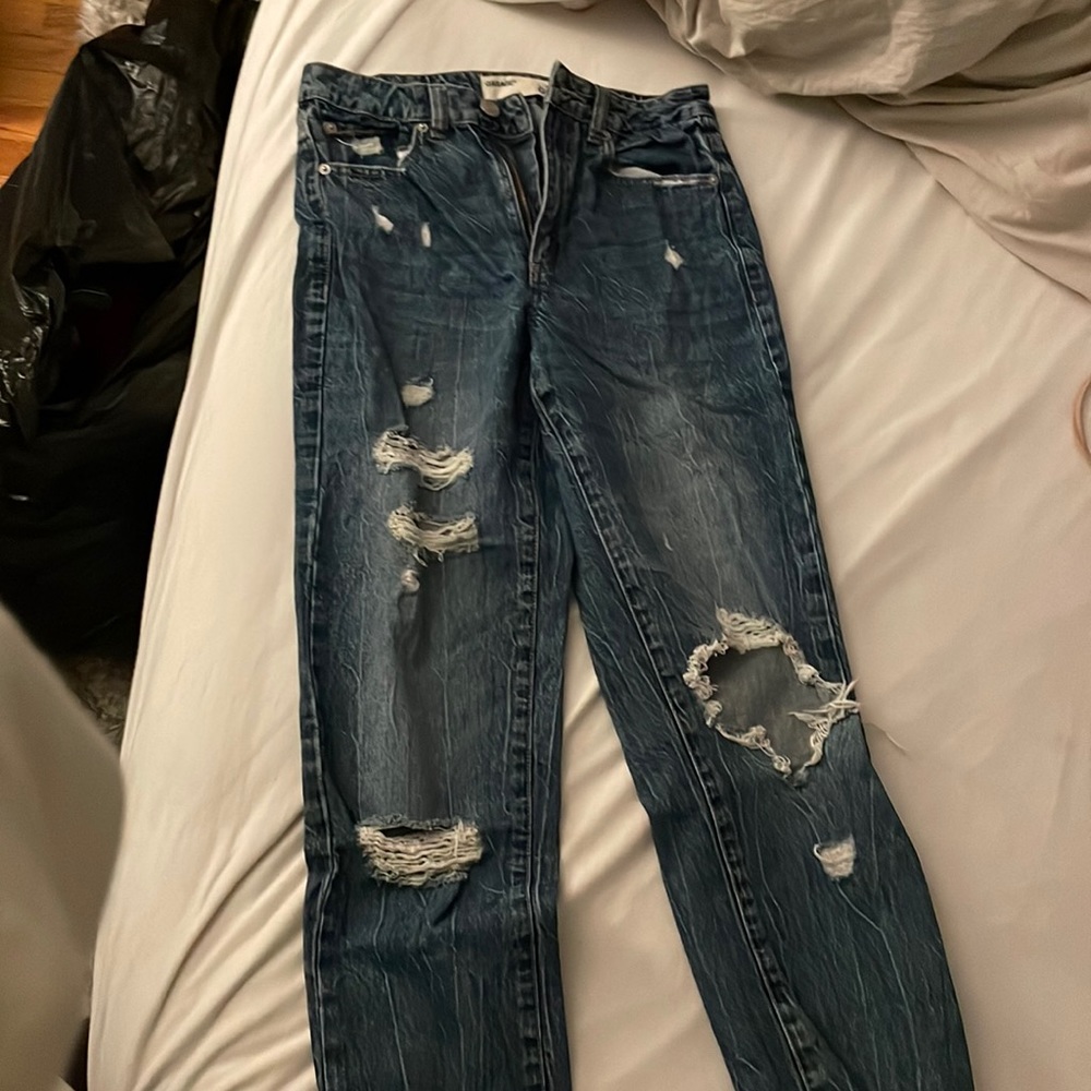 Garage ripped jeans